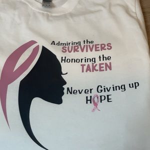 *NEW* Just A T-shirt  Breast Cancer Awareness